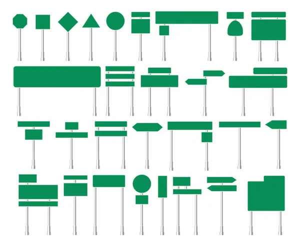 Sinal Trânsito Sinalização Mockup Direção Rodovia Cidade Signpost Localização Rua — Vetor de Stock