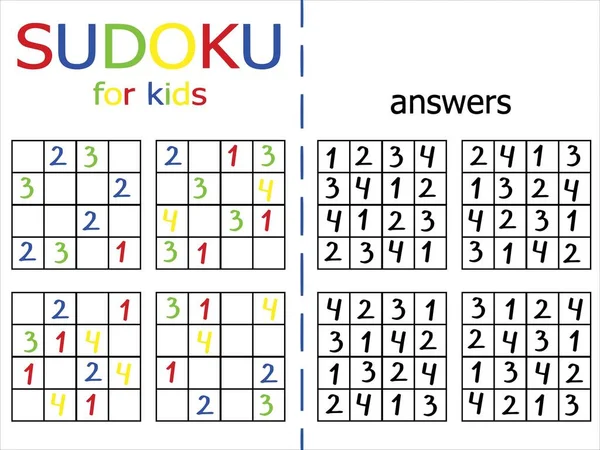 Sudoku. mosaico matemático de crianças e adultos. quadrado mágico. jogo de  lógica. rebus digital. planilha de entretenimento pré-escolar do jogo de  sudoku de crianças educacionais de ilustração vetorial. quebra-cabeça para  impressão.