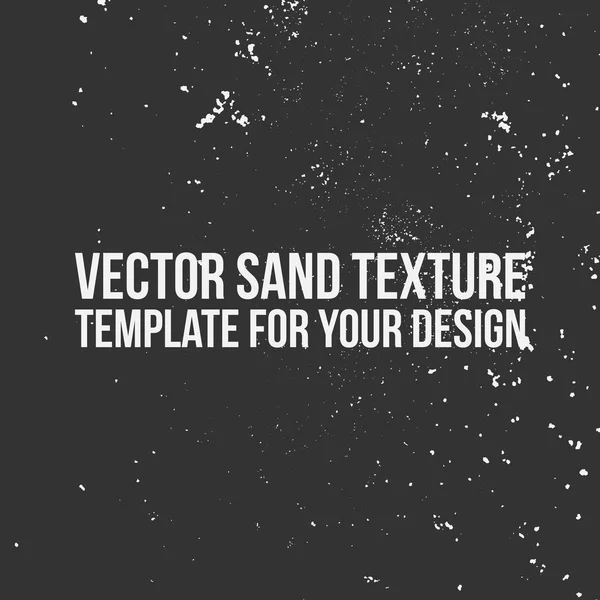 Vektor písek textury šablona — Stockový vektor