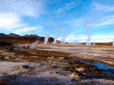 Gayzer del Tatio sitesinde gayzer