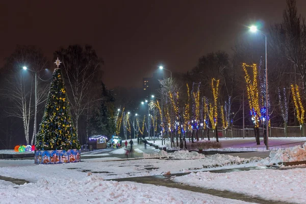 Park Zielony Gaj Miasto Dnipro Kraj Ukraina Dawniej Park Komsomolsky — Zdjęcie stockowe