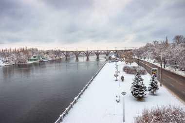 Kasım ayında, kilise St John the Baptist, Ukrayna ülke Dnipro şehir