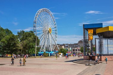 Yaz şehir Berdyansk, Ukrayna ülke