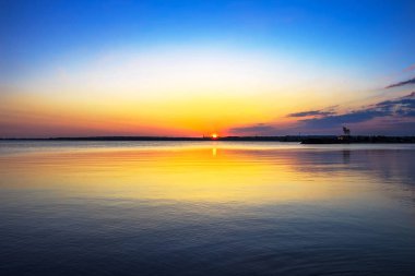 Sabah barış ve sessiz, şehir Dnipro, Ukrayna