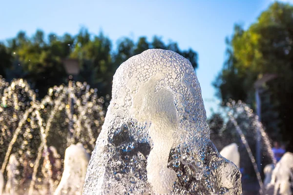 Brunnen Der Liebenden Aussichtsplattform Die Stadt Dnepr Ukraine — Stockfoto