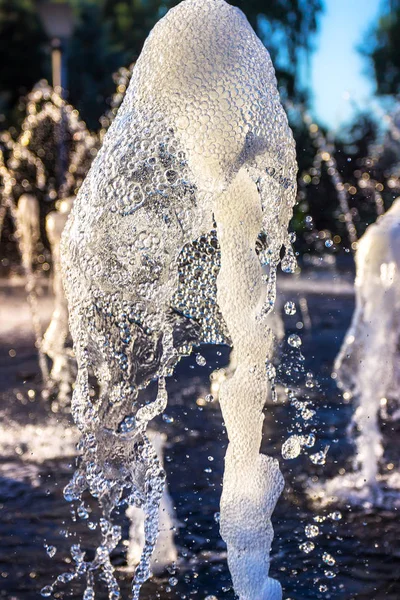 Fountain Lovers Observation Deck Staden Dnepr Ukraina — Stockfoto