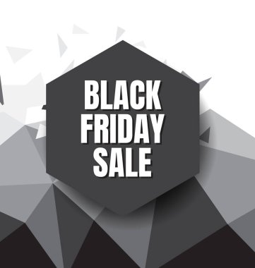 Siyah Cuma satışı el ilanı veya afiş tasarımı indirim teklifler.