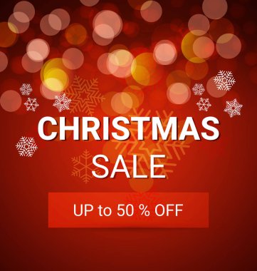 Vektör Noel satış arka plan.