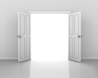 3D duvardaki kapıyı aç