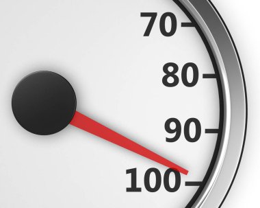 Oklu performans düzeyi% 100, 3D oluşturma