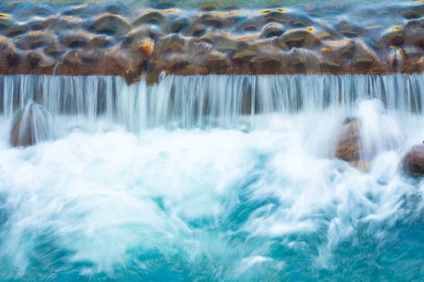 Rio Montanha Que Flui Fukushima Japão — Fotografia de Stock