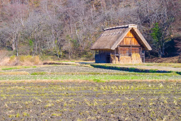 Japońska Wioska Jesienią Shirakawago — Zdjęcie stockowe