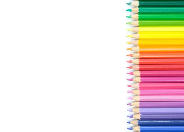 Color Pencil Isolated White Background — Stock Photo, Image