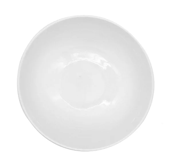 White Bowl Isolated Background Include Clipping Path — Stock Photo, Image
