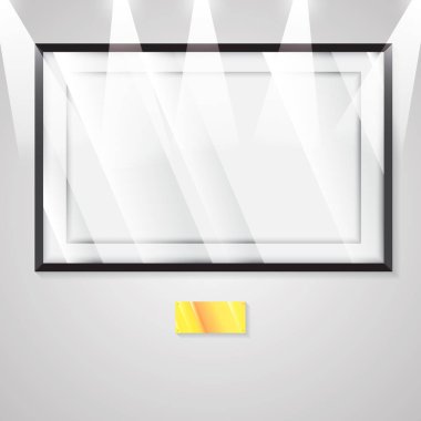 boş çerçeve Resimde müzede