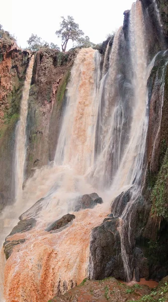 モロッコ アフリカの素晴らしい滝の景色 — ストック写真