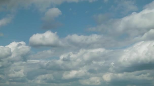 Zeitraffer Der Wolken Über Dem Himmel Madrid — Stockvideo