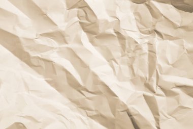 Buruşmuş beyaz kağıt arkaplan, doku