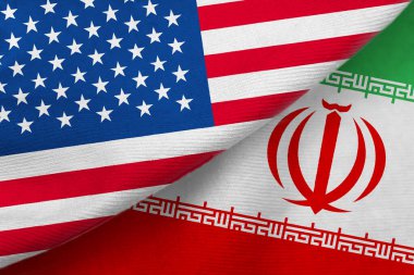 ABD ve İran 'ın bayrakları