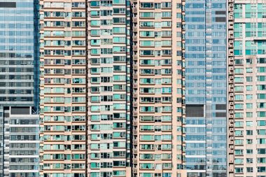 Hong Kong 'daki modern apartman.