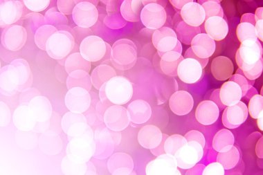 Bokeh ışıkları ve parıltılarla bulanık bir arkaplan. Noel ve yeni yıl tatili konsepti