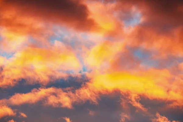 Belo Céu Por Sol Com Nuvens — Fotografia de Stock