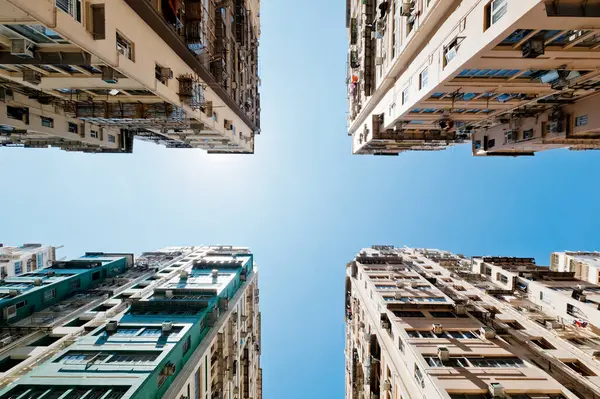 Immeubles Grande Hauteur Dans Hong Kong — Photo