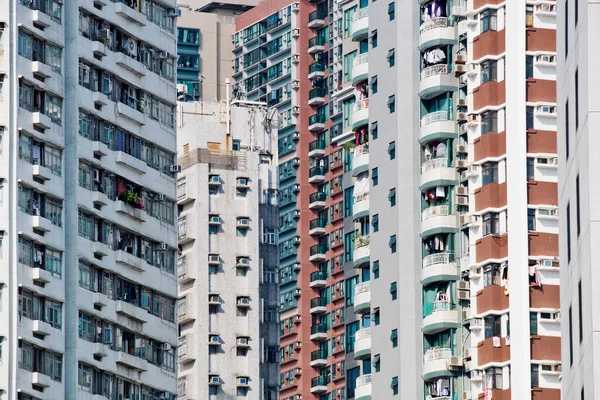 Prédios Modernos Cidade Hong Kong — Fotografia de Stock