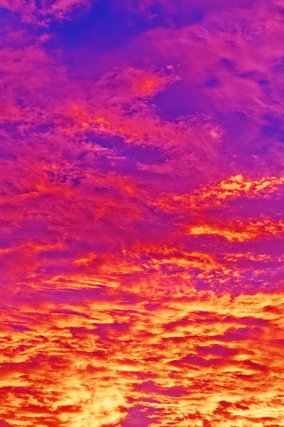 冬季的红色日落 — 图库照片