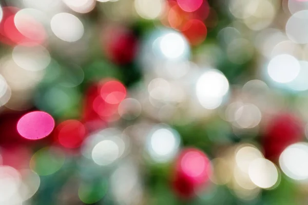Kırmızı Noel Topları Çelenklerle Noel Arkaplanı — Stok fotoğraf