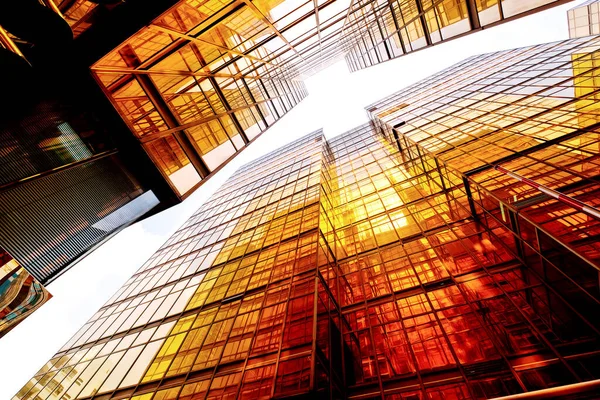 Edificios Vidrio Modernos Ciudad —  Fotos de Stock