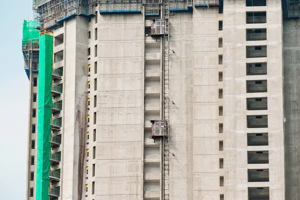 Κτίριο Υπό Κατασκευή Στο Χονγκ Κονγκ — Φωτογραφία Αρχείου