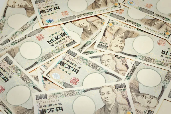 日本円紙幣の背景 — ストック写真