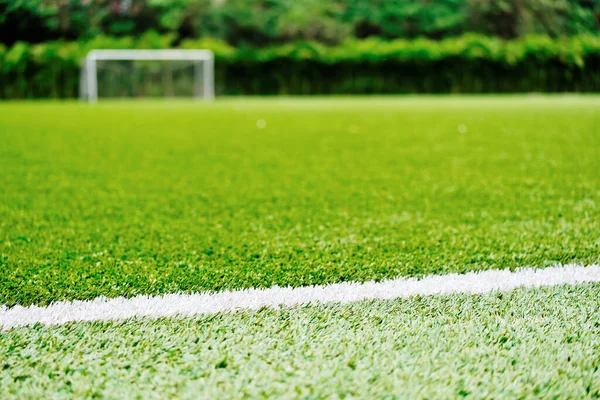 Soccer Field Green Grass — Stock Photo, Image
