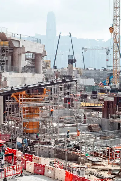 Baustelle Der Stadt Hongkong — Stockfoto