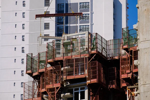 Bouw Van Een Gebouw Met Meerdere Verdiepingen — Stockfoto