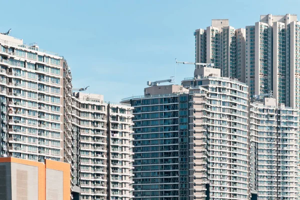 Moderne Appartementengebouwen Stad — Stockfoto