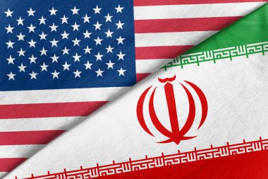 ABD ve İran 'ın bayrakları