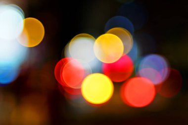 Renkli bulanık ışık arkaplanı