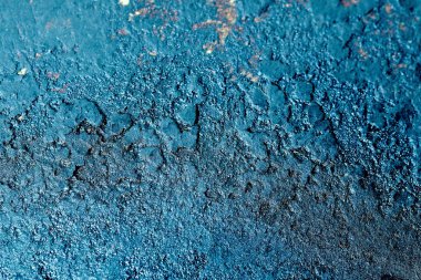 Eski mavi grunge duvar arkaplanı veya dokusu