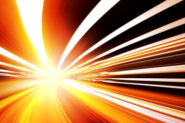 Işık ışınları ile soyut arkaplan, 3 boyutlu görüntüleme