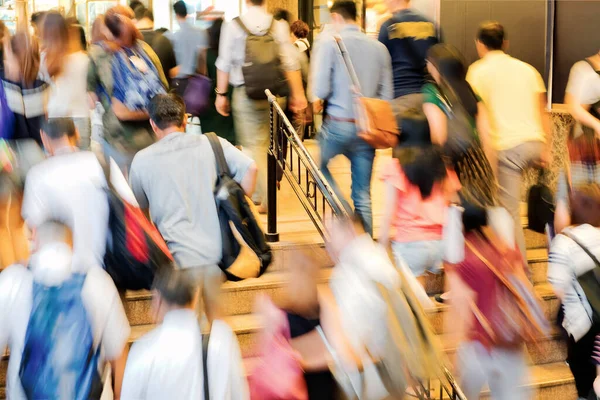 Imagen Borrosa Las Personas Centro Comercial — Foto de Stock