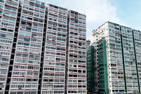 Moderne Mehrfamilienhäuser Der Stadt — Stockfoto