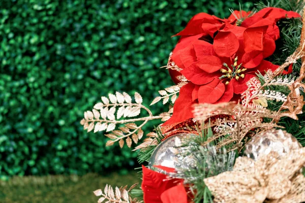 Hermosa Navidad Decoraciones Año Nuevo — Foto de Stock