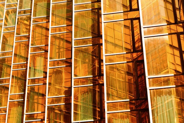 Facade Modern Glass Office Building — Stock Photo, Image