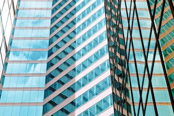 Fassade Eines Modernen Bürogebäudes Aus Glas — Stockfoto