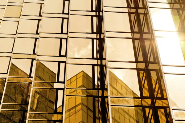 Fassade Eines Modernen Bürogebäudes Aus Glas — Stockfoto