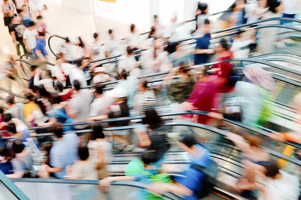 Desfocado Pessoas Shopping — Fotografia de Stock