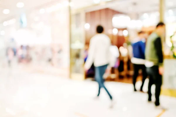 Abstract Blur View People Shopping Mall — Stock Photo, Image