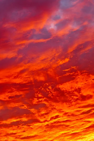 Belo Céu Por Sol Com Nuvens — Fotografia de Stock